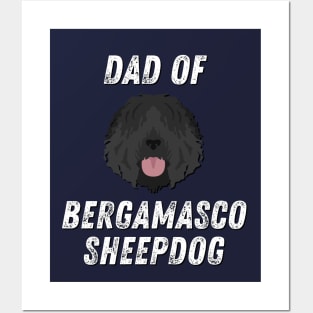Dad of Bergamasco Sheepdog Life is better with my dogs Dogs I love all the dogs T-Shirt Posters and Art